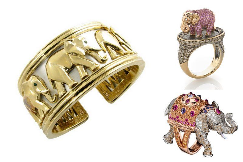 Jewelry trends2017elephants