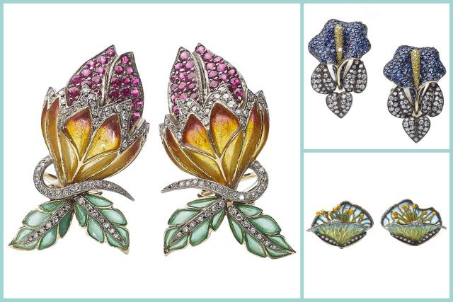 Moira Jewelry Earrings enameled