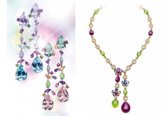Peridot Cartier Bulgari necklace earrings luxury jewelry blog
