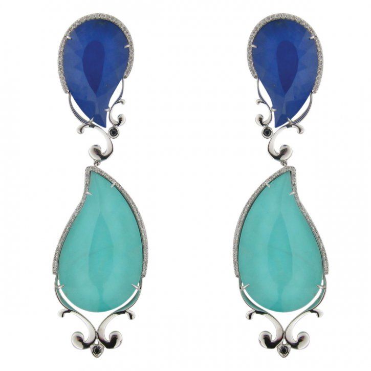 J Jewels milano earrings turquoise