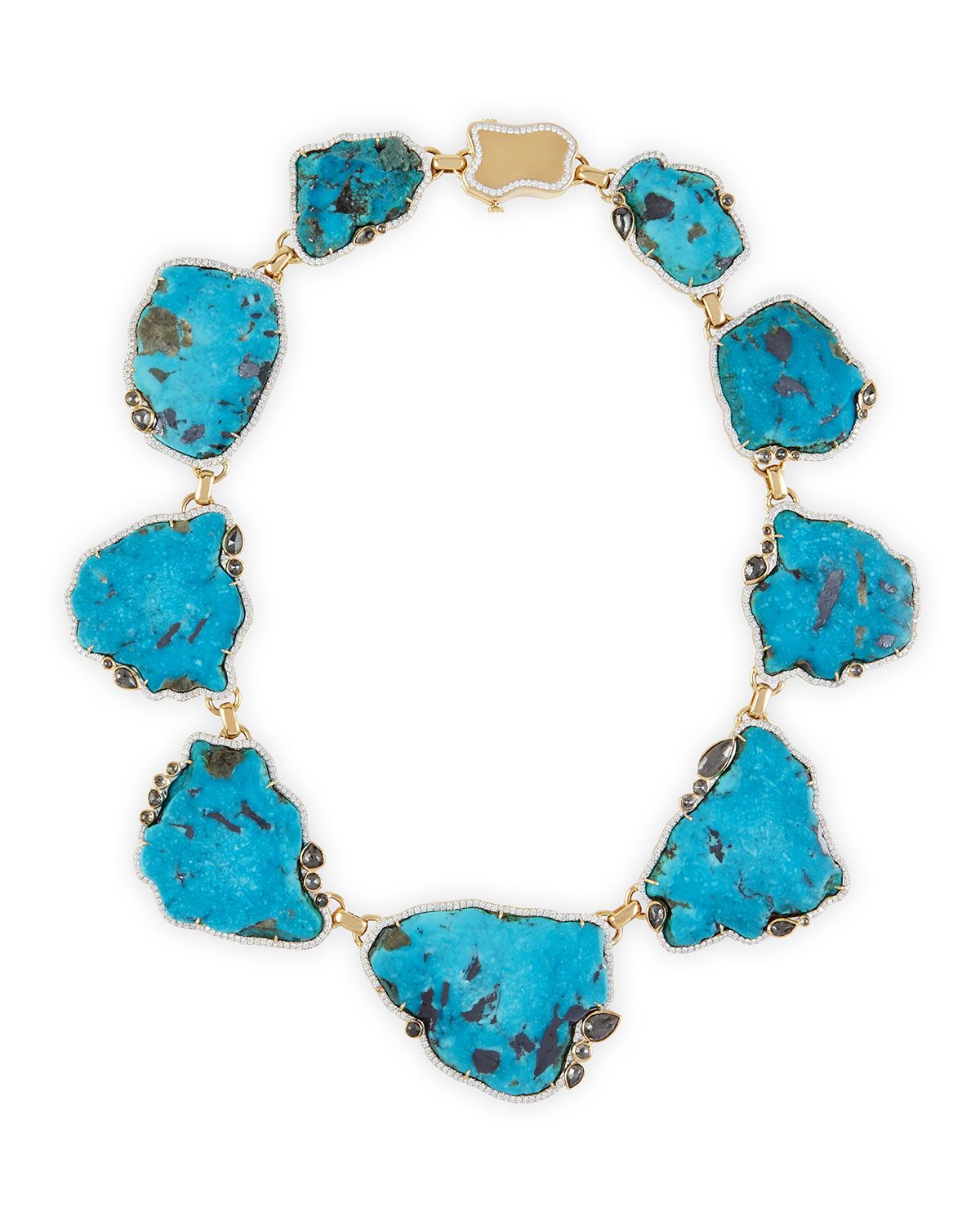 pamela huizenga 18k gold turquoise necklace with diamonds product 1 170937415 normal
