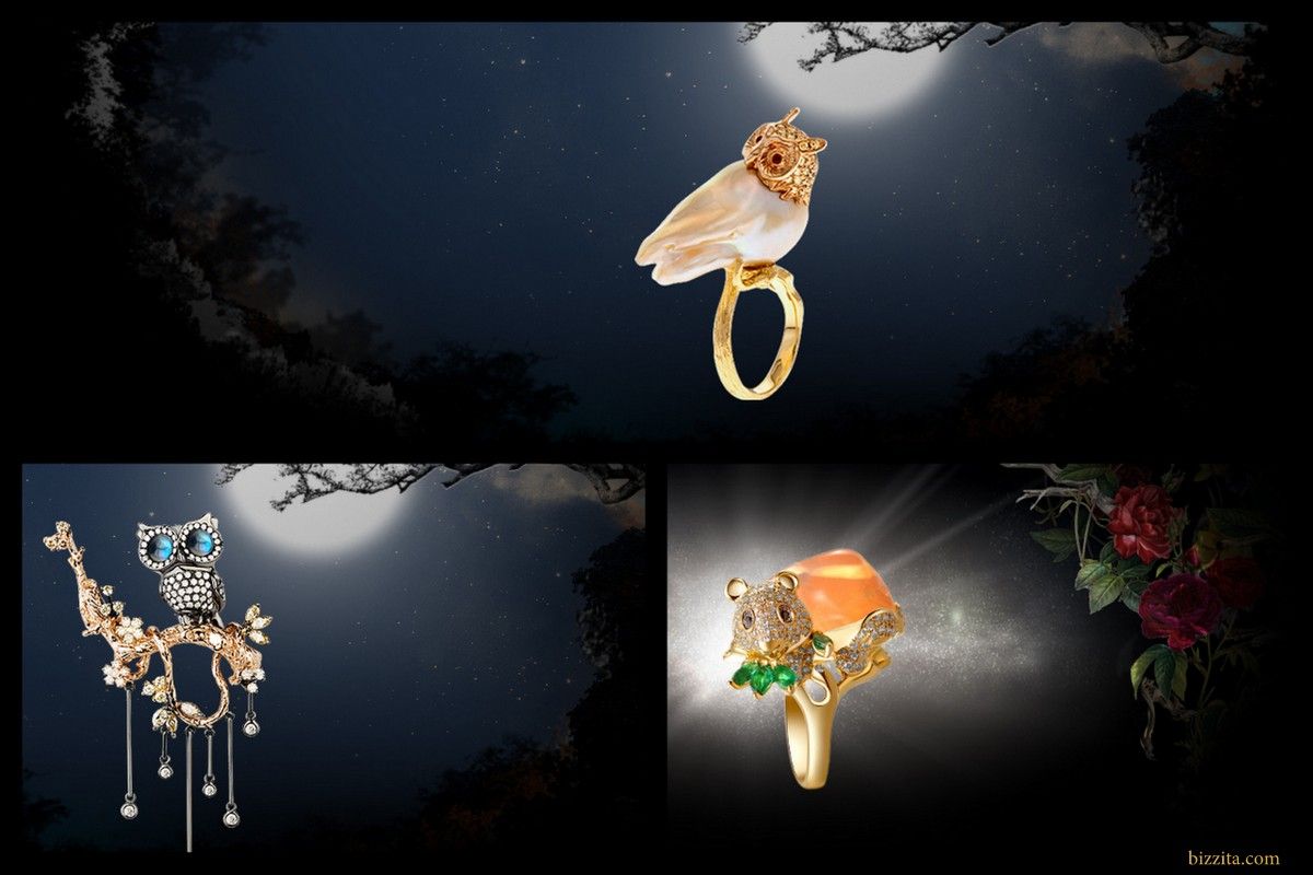 Forever jewels jewelry Owl mouse animal