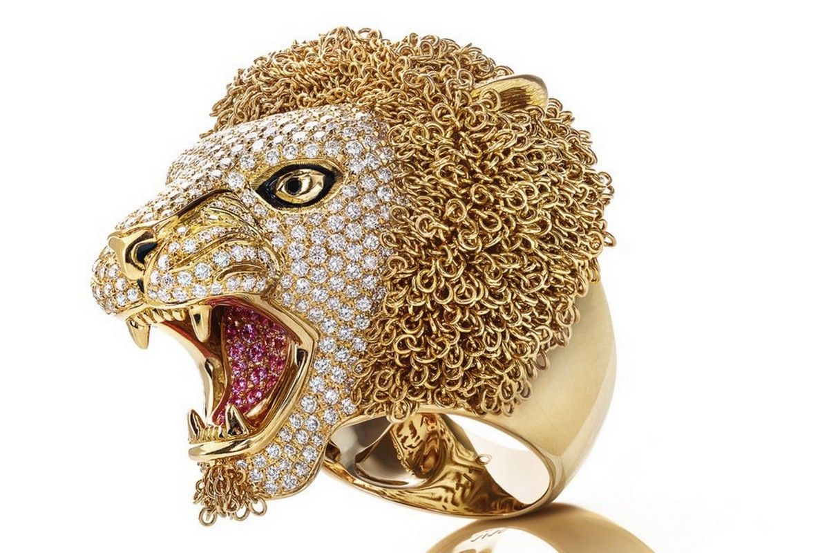 Roberto Coin ring Lion Gold Jewelry Bizzita