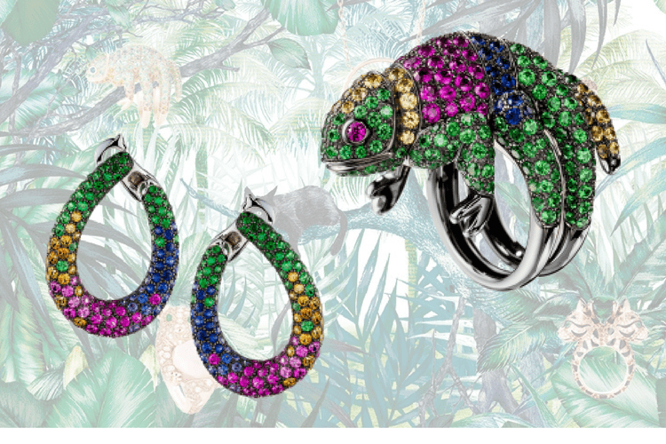 Boucheron Chameleon Ring Earring Blog animalier