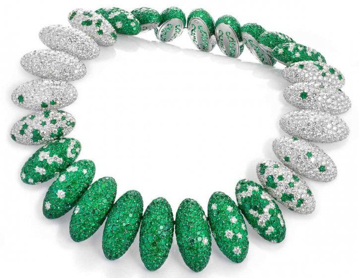 DeGrisogono emerald necklace