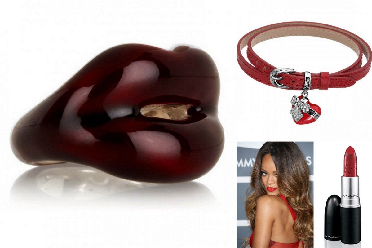 Red Lipstick Rihanna