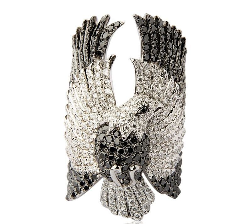 Elisa Dray Eagle ring animal jewelry Bizzita