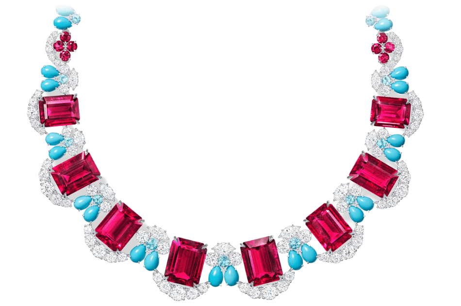 7 masterpiece necklaces from 7 high end jewelry brands Harry Winston