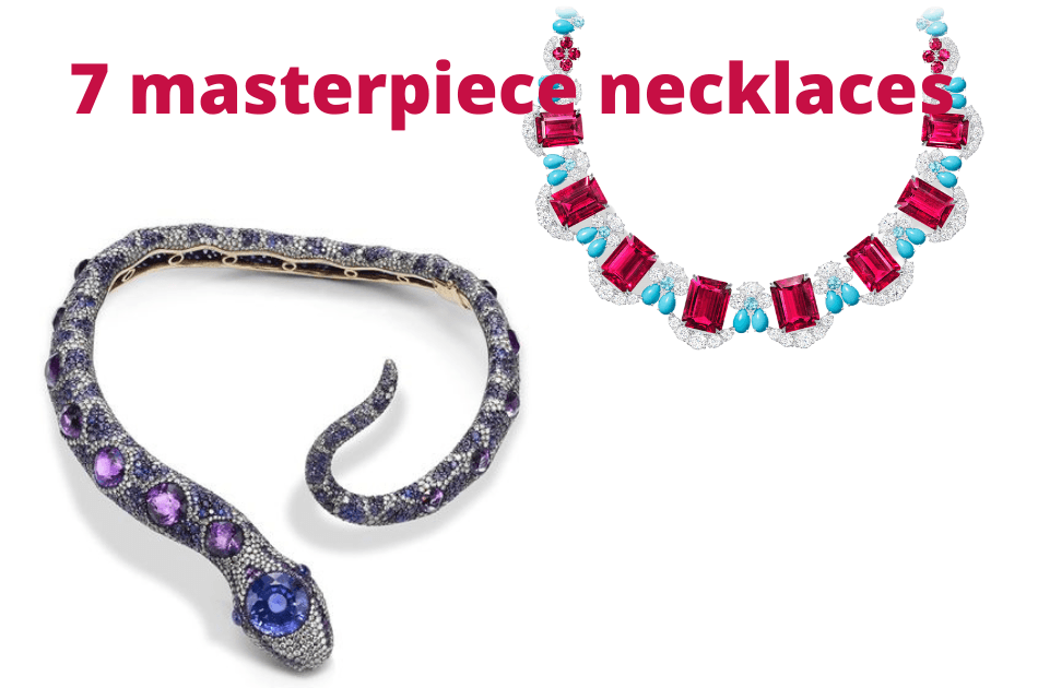 7 Masterpiece necklaces from 7 high-end jewellery manufacturers