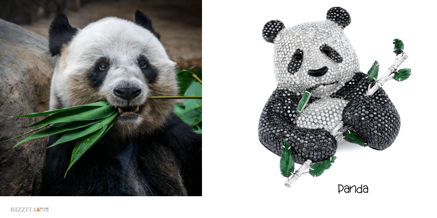 Animal jewelry ricardobasta brooch panda bizzita Blog