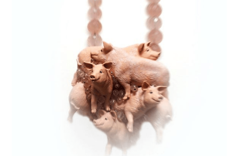 Sari Limatta Pig jewelry