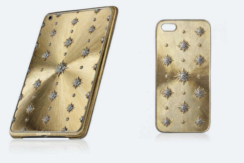 Buccellati Ipad iPhoneCover gold diamonds 