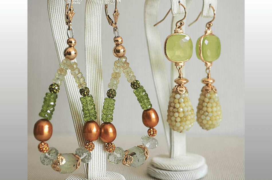 Jewels by Marthje Bizzita jewelry blogearringsGreen