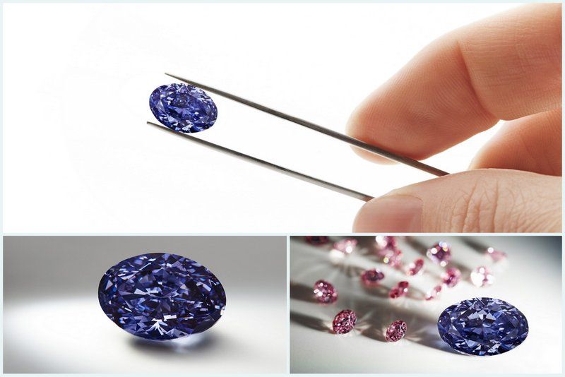 Largest Violet Diamond Rio tinto 2016 in jewelry highlights