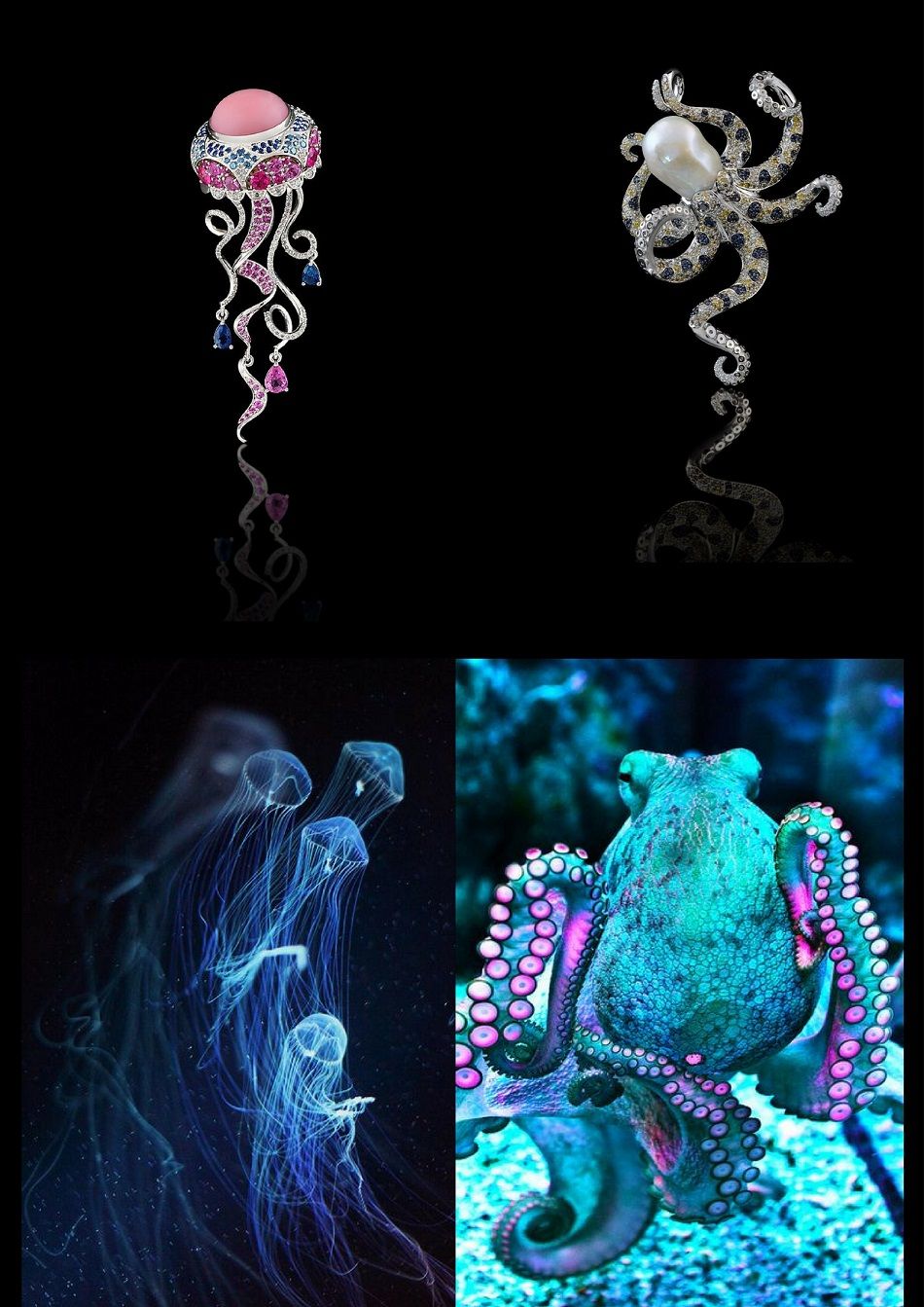 MasterExclusive jewelry octopusjellyfish