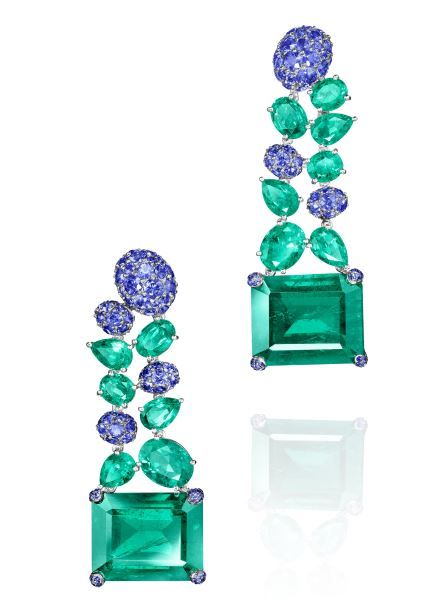 De Grisogono Earring emerald bizzita
