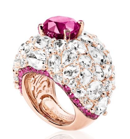 De Grisogono Ring Ruby diamond