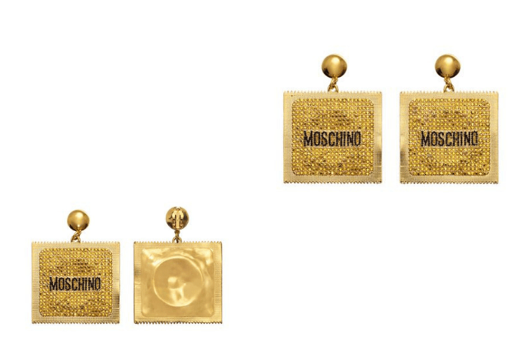 h&m moschino earrings