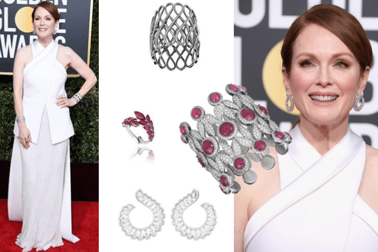 Jewelry Golden Globes Julianne Moore Chopard