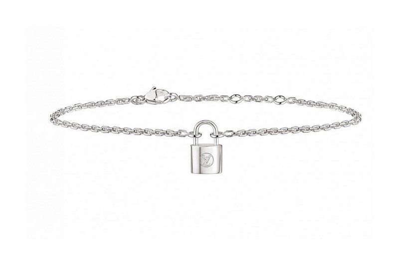 Louis Vuitton Lockit Collection Bracelet Silver
