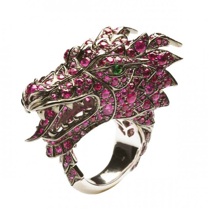1.HenriJSilam Dragon ring Dark Jewelry