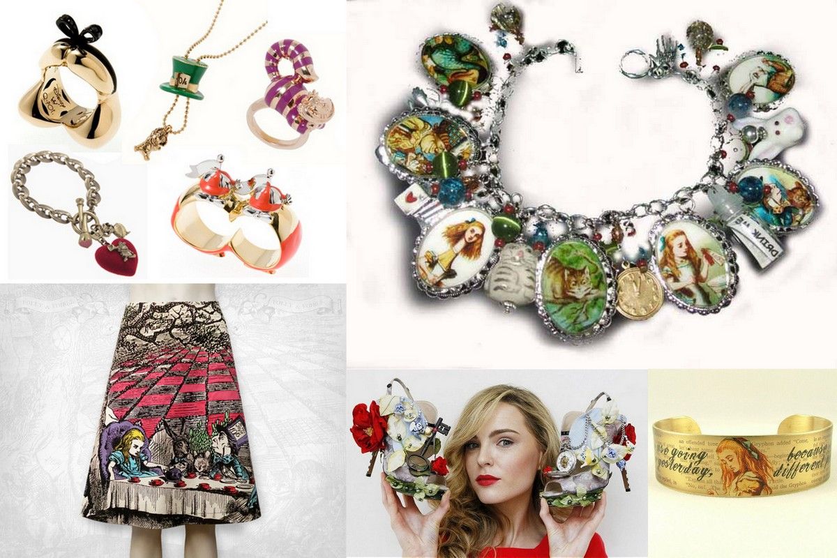 Alice in Wonderland inspiration jewelry