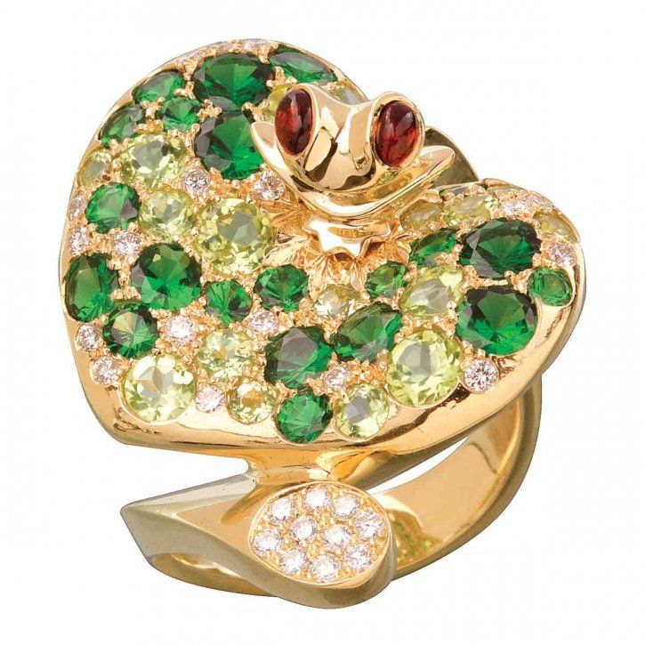 Animal Jewelry Gay Frres ring gold frog bizzita