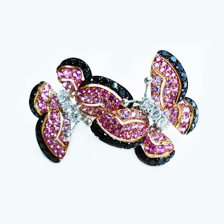 Animal jewelry Palmiero butterfly jewelry earrings bizzita