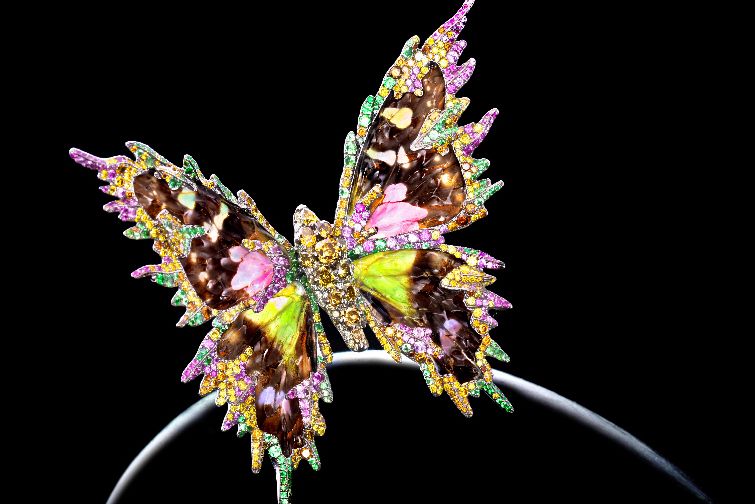Bizzita Butterflies Wallace Chan jewelry