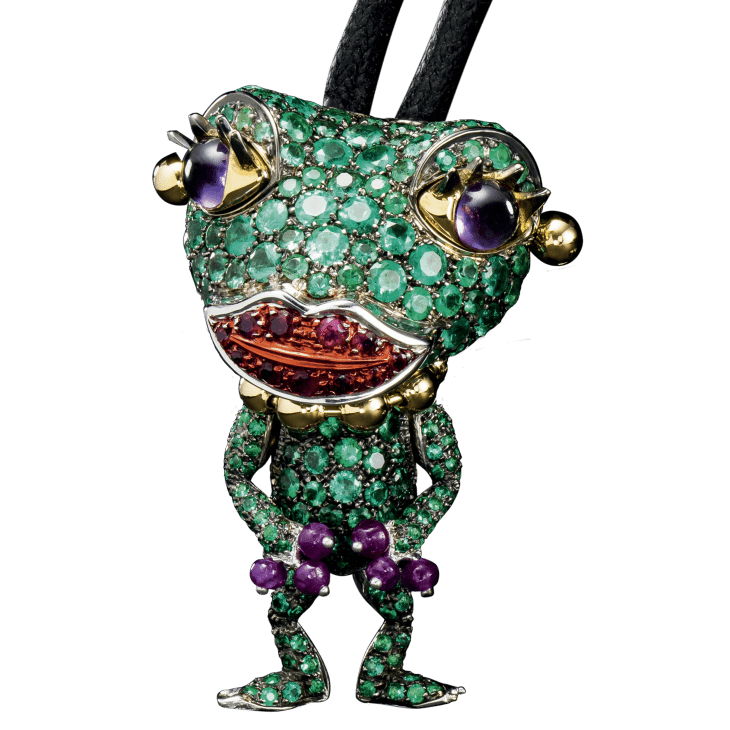 Bizzita Crazymals frog video jewelry