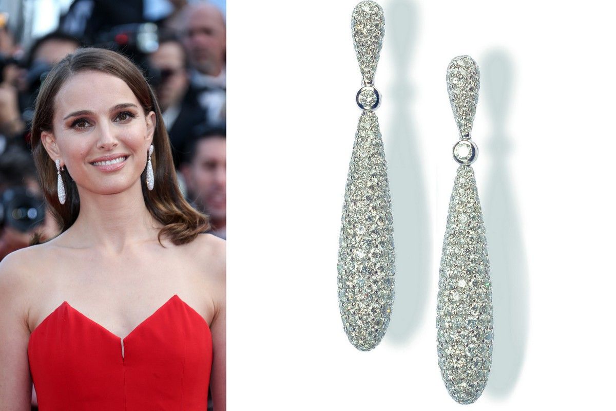 Natalie Portman earrings Cannes 2015