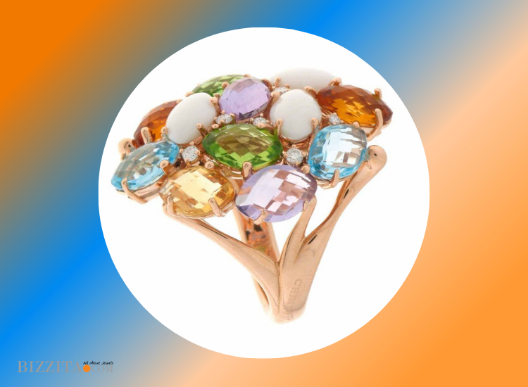 Splash of Color happy jewelry Chimento ring gemstones.1