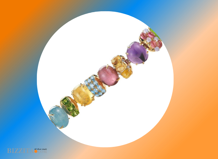Splash of Color happy jewelry bracelet Seaman Shepp. Baroque