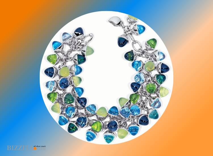Splash of Color happy jewelry bracelet Tamara comolli Blue