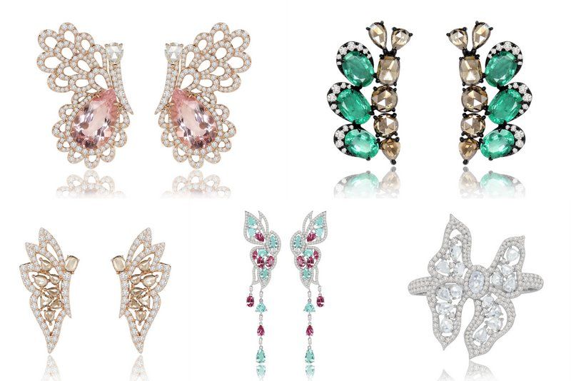 Sutra jewelry butterfly earrings