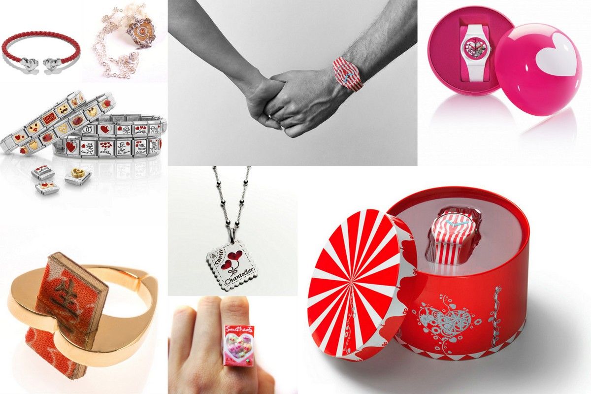 Valentine jewelry and watches