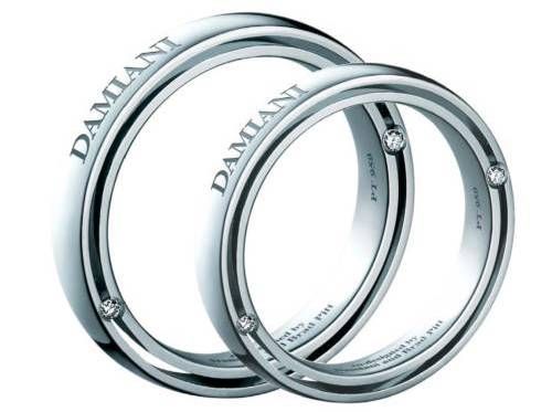 Wedding Damiani rings