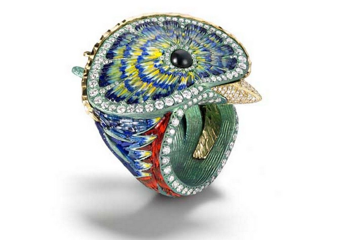 SICIS Quetzal bird ring jewelry bizzita