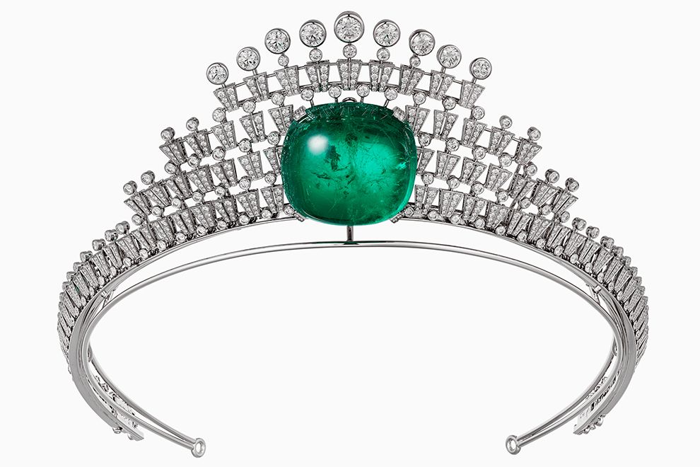 Cartier Resonances Tiara Emerald