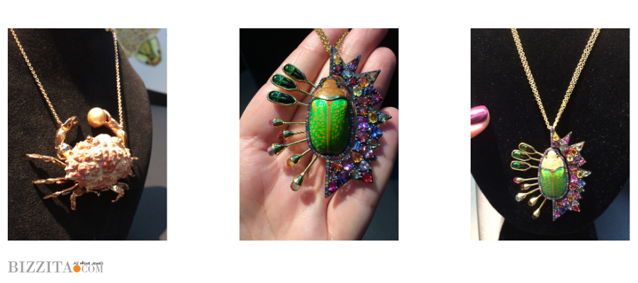 Daniela Villegas Esther ligthart VicenzaOro Jewelry Beetle necklace Pendant