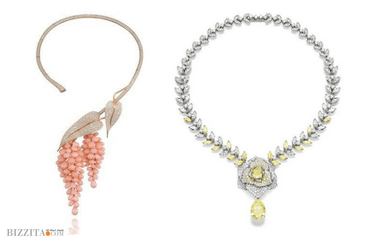 Chopard Piaget necklaces High end diamond fancycoral