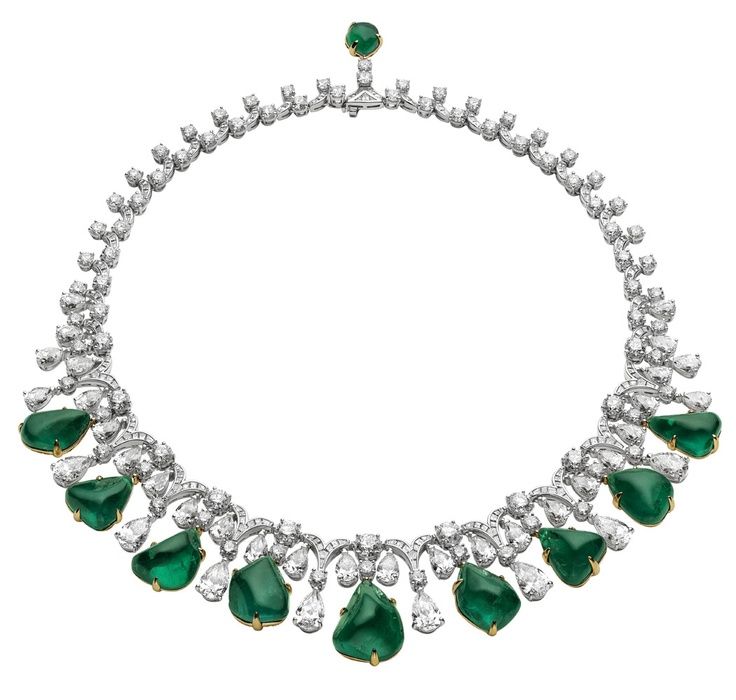 Bulgari emerald necklace