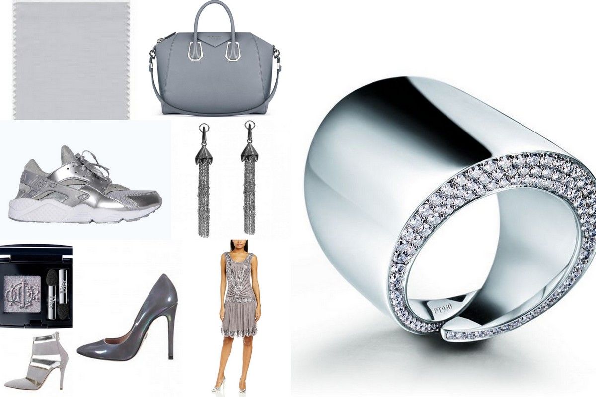 Trend colors glacier gray grey jewelry fashion