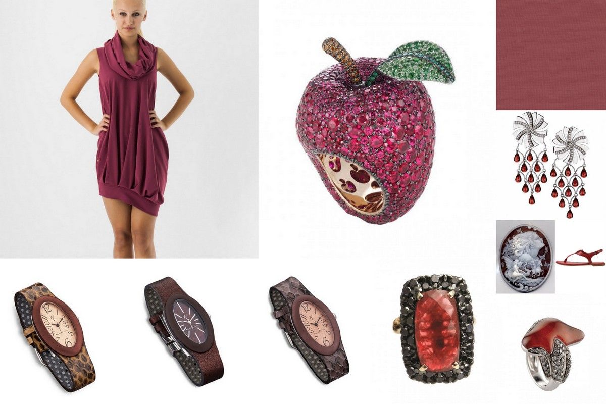 trend color-2015 marsala pantone jewelry spring 2015