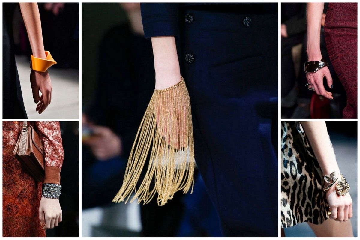 Trends fall 2015 Fashion catwalk bracelets jewelry ninaricci robertocavalli