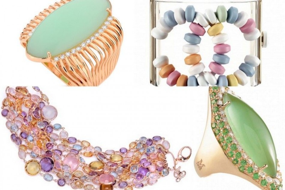 The biggest trends in jewelry for autumn and winter 2014-2015. Part 6. Wool and Candy