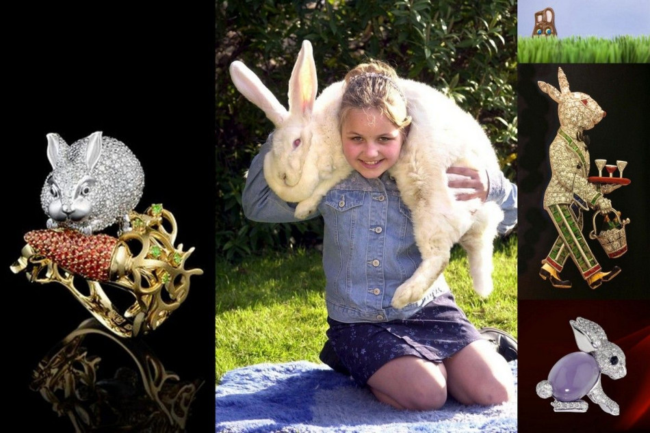 Jewelry Easter bunnies, almost as cute as the real ones!