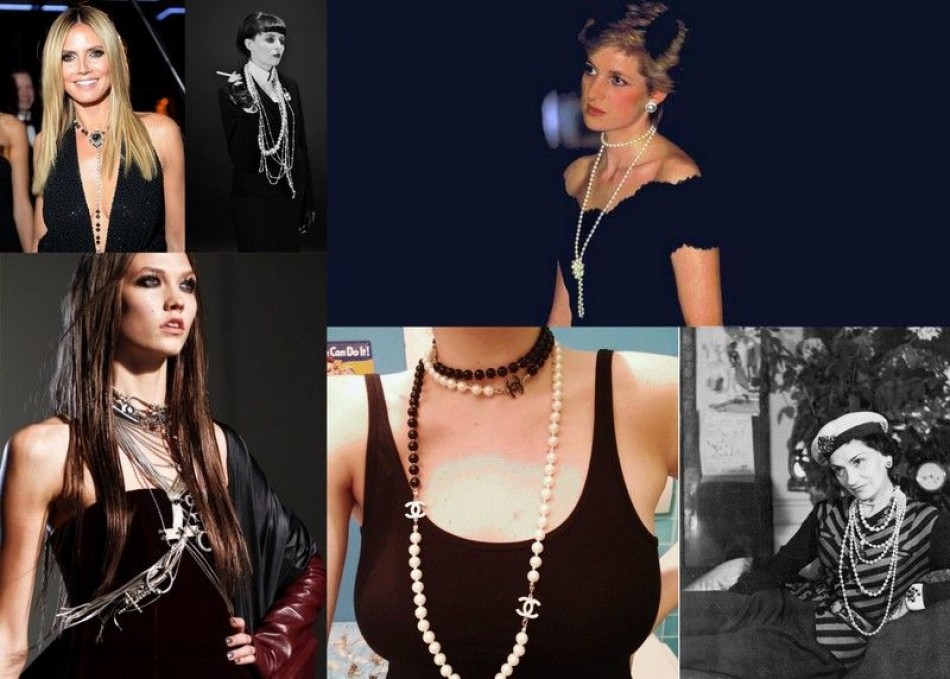 How to wear a long necklace